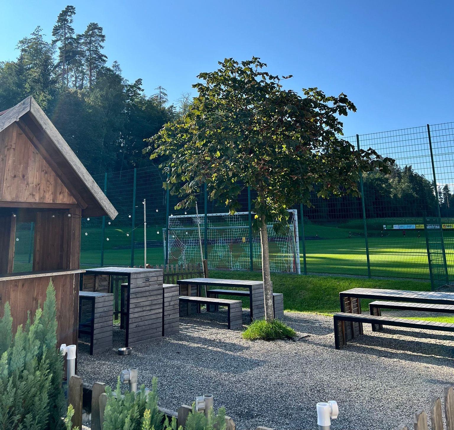 Einladender Außenbereich