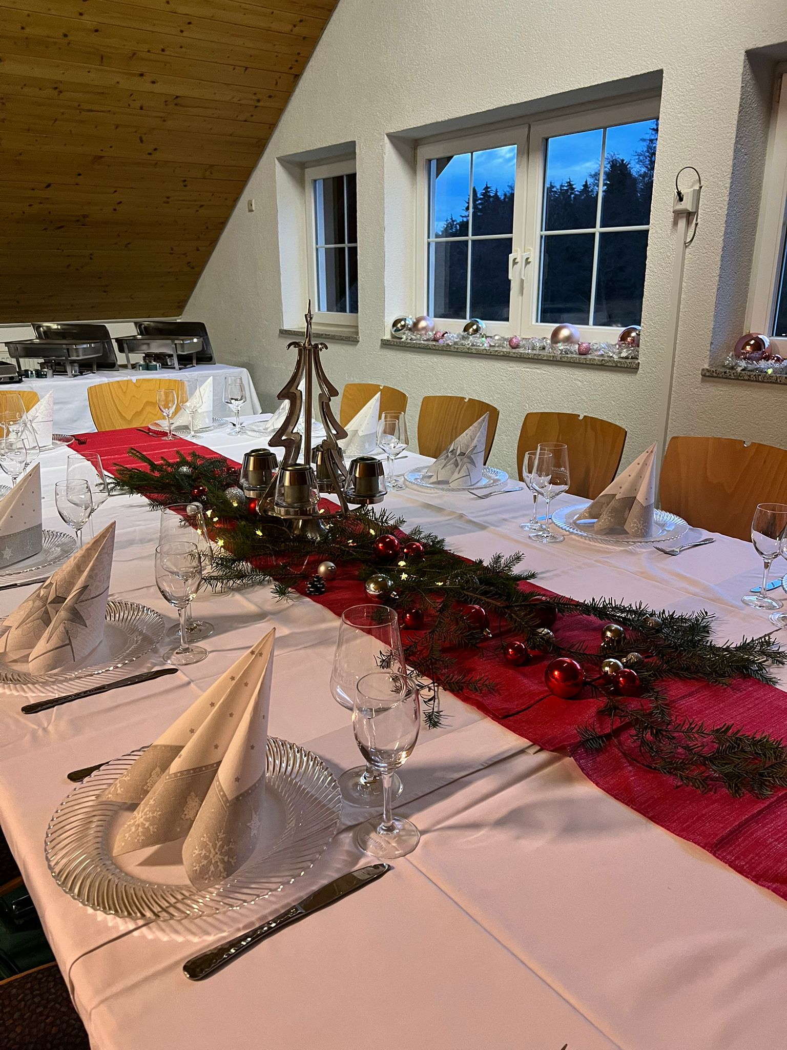 Raummietung im oberen Geschoss